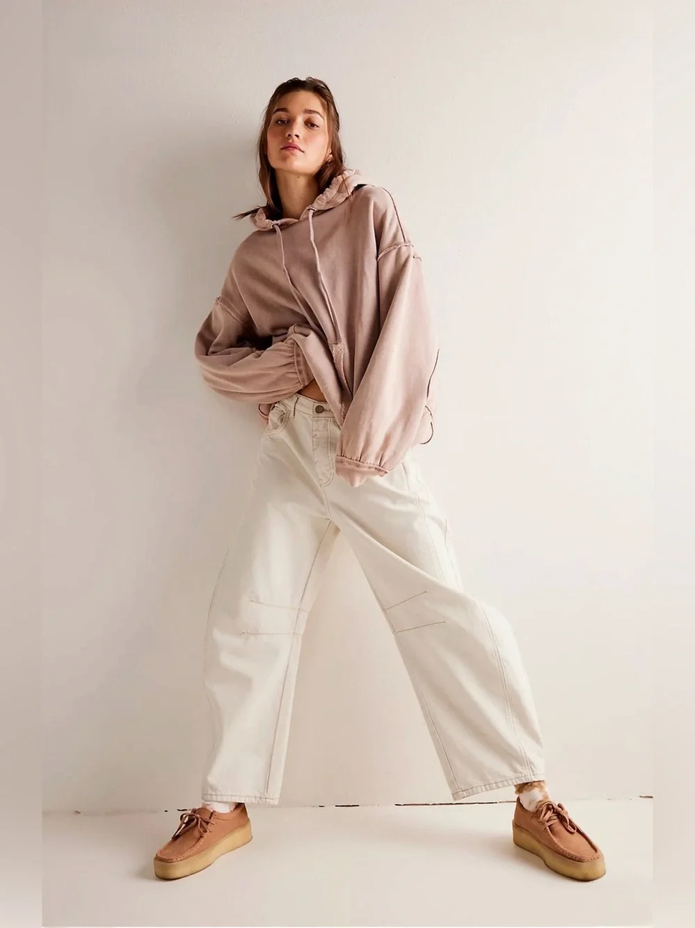 Free People we the free By Your Side Thermal-Lined Pullover Winter Bloom Combo
